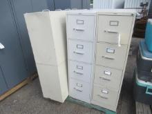(5) VERTICAL FILE CABINETS