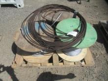 (3) ROLLS OF ASSORTED WIRE ROPE