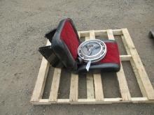 VINTAGE CHEVROLET SS HUBCAPS & SEMI TRUCK SEAT