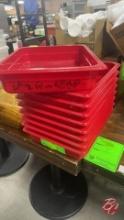 Cambro Red Inserts 1/2 Size 2.5" Deep