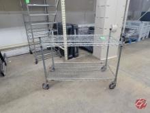 Metro Rack Stock Cart W/ Casters Approx: 48"x24"