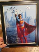 Christopher Reeves Signed Framed Photo