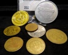 Group of (8) various Tokens.