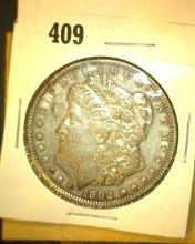 1902 P Morgan Silver Dollar, VF+.