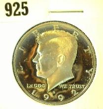 1992 S Silver Kennedy Half Dollar, Deep Cameo Proof Franklin Half Dollar.