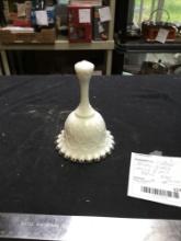 vintage Fenton, glass, milk, glass, bell