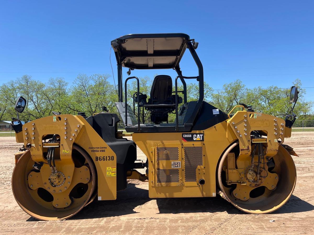 2017 CATERPILLAR CB66B DBL DRUM ROLLER