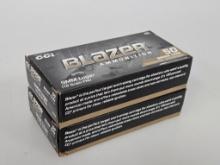 CCI Blazer 9mm Luger 50ct Centerfire FMJ Ammo (2)