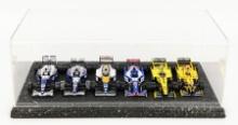 1/43 Scale Die-Cast Damon Hill Cars In Case