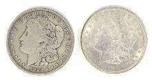 1921-S & 1921-D Morgan Silver Dollars