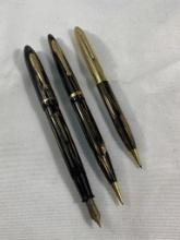 THREE SHEAFFER FOUNTAIN PEN & PENCILS