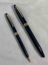 ASSEMBLED PAIR OF SHEAFFER FOUNTAIN PEN & PENCIL