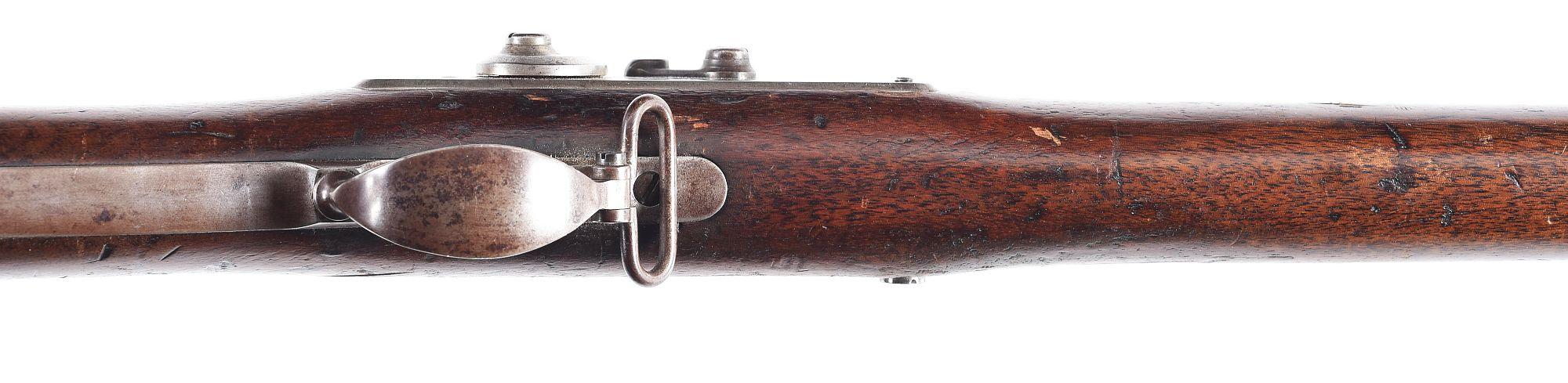 (A) SCARCE CHICAGO POLICE MARKED U.S. SPRINGFIELD MODEL 1866 SECOND ALLIN CONVERSION.