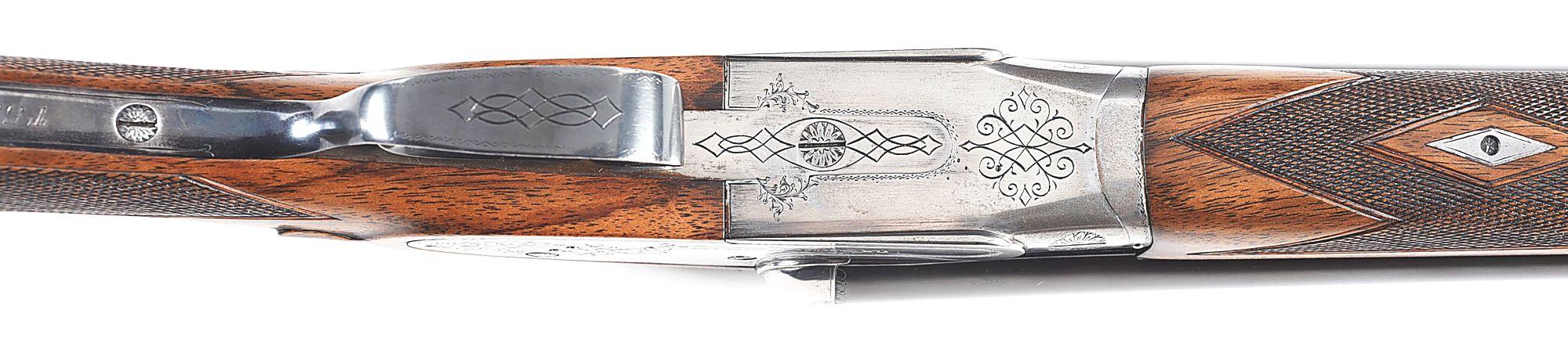 (C) WESTLY RICHARDS THE NEWCOME 16 GAUGE SIDE BY SIDE SHOTGUN