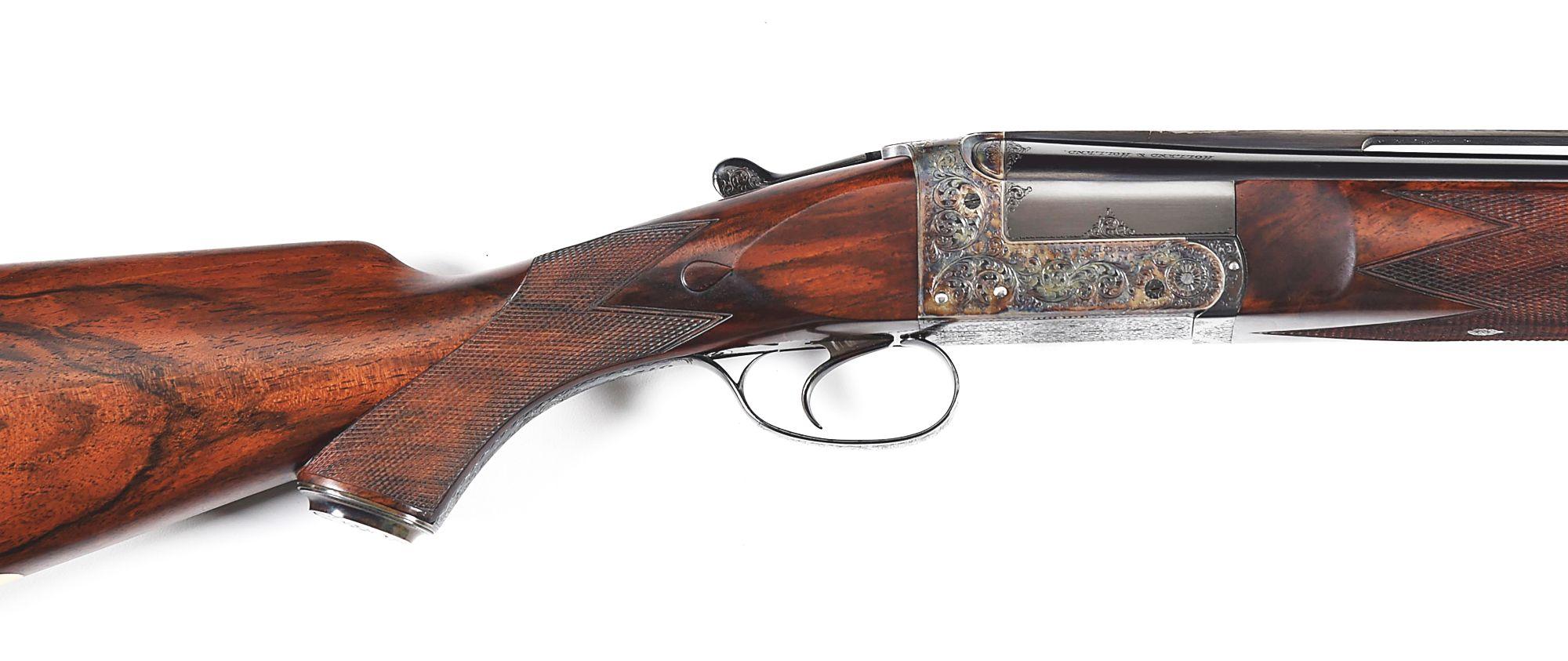 (C) HOLLAND & HOLLAND 12 GAUGE SINGLE BARREL TRAP SHOTGUN.