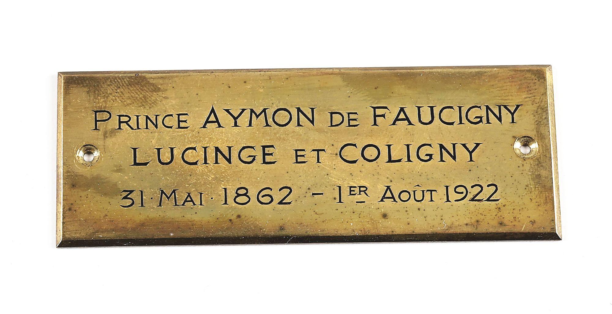 OTTOMAN EMPIRE ORDER OF THE MEDJIDIE AWARDS ATTRIBUTED TO PRINCE AYMON DE FAUCIGNY.