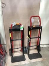 Lot of (2) Hand Trucks*MISSING WHEEL*