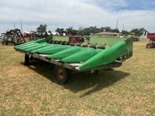 JOHN DEERE 640 CORN HEAD AND TRAILER