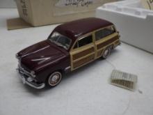 Franklin Mint 1949 Ford Woody Wagon Diecast Car