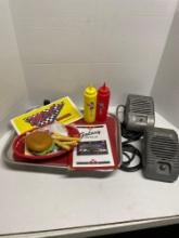Vintage Fast Food Drive In Set