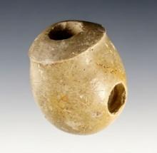 1 15/16" Vase Pipe found in Whitley Co., Indiana on December 14, 1957. Ex. Albert Addis, Lynch.