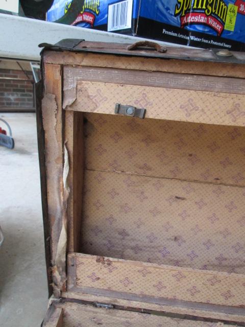 Vintage Dome Top Steamer Trunk