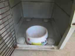 Doskocil Mfg. Co. Sky Kennel Pet Crate and Food Bowl