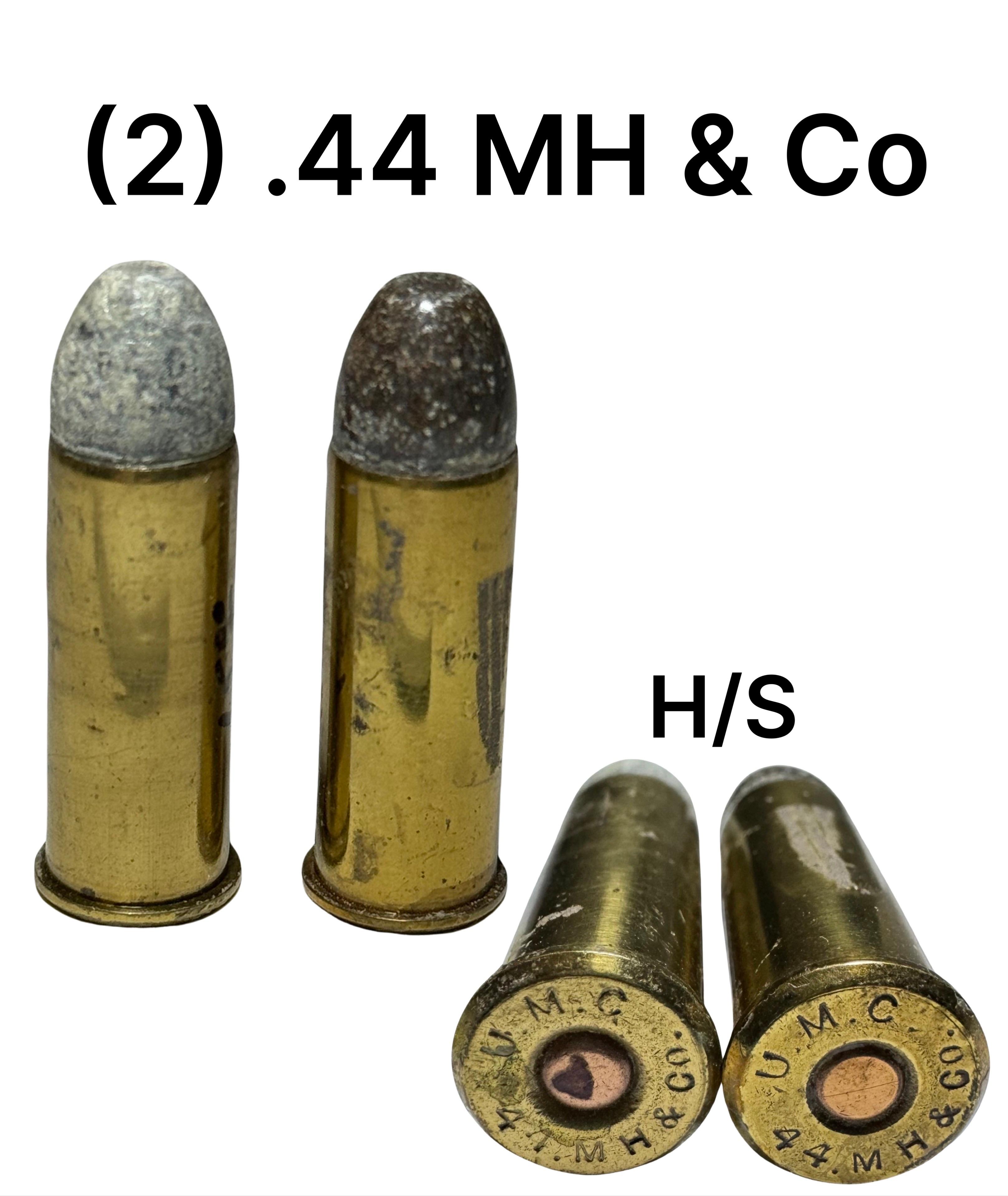 (2) .44 -40 Merwin Hulbert & Co. Collectible Cartridges