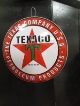 Nostalgic Replica Texaco Metal Bubble Sign
