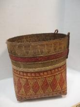 Hand Woven Tribal Basket