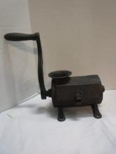 Antique Hand Crank Cast Iron Tobacco/Leaf Cutter