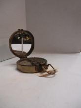 Antique 1862 Thomas Evans Brass Compass