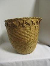 Hand Woven Native American Handled Basket