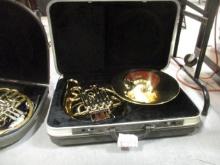 Brass Descant Horn in Carry Case