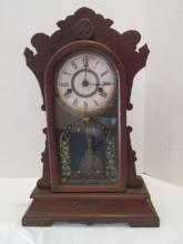 Vintage Victorian 8 Day Kitchen Clock