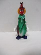 Vintage Murano Art Glass Clown Figurine