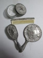 Silverplated Vanity Set