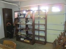 Pair of Solid Wood Hand Constructed Wood Bookcases