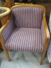 Wood and Upholstered Side Chair