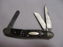 1940-1964 Case XX #6318 HP SSP 3 Blade Knife with Bone Handle