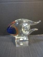 Vintage Murano Art Glass Fish Sculpture