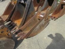 Lot Of 12" Backhoe Tooth Bucket,