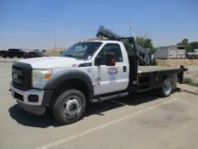 2012 Ford F550 S/A Flatbed Truck,