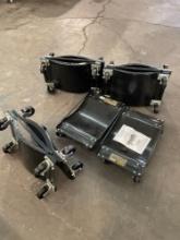8pc Black Vehicle Dolly Model 32052 - 1000lbs Per Dolly - See pics