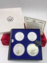 1976 Uncirculated Canadian Sterling silver 4 coin Proof set See description and Pics