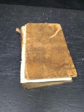 Antique Leather Bound Book-Voyages from Montreal 1803 with Maps