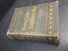 Vintage book-Illustrious Men and their Achievements 1881
