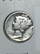 1944 P Silver Mercury Dime 