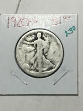 1920 S Walking Liberty Half Dollar