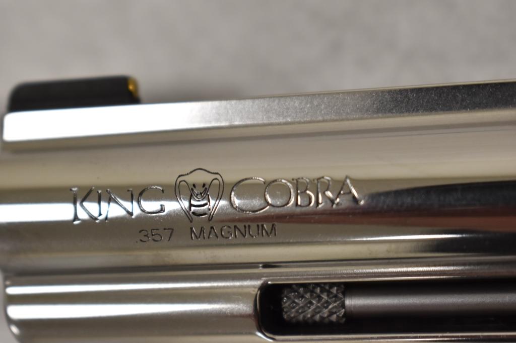 Gun. Colt King Cobra .357 Magnum Revolver
